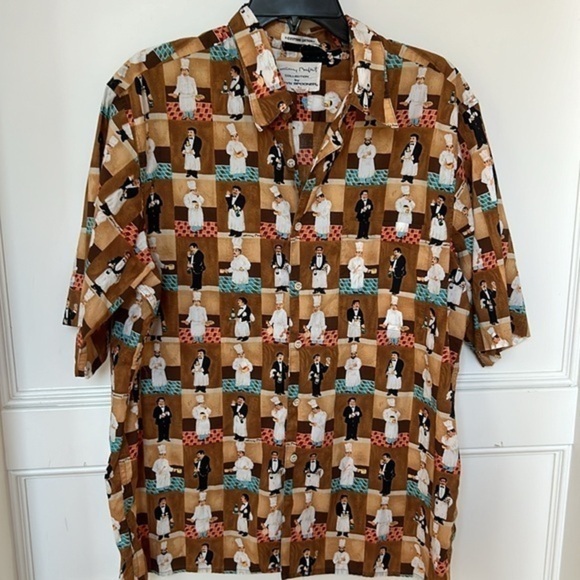 Reyn Spooner Guy Buffet Egyptian cotton size large vintage Hawaiian shirt - Picture 1 of 9